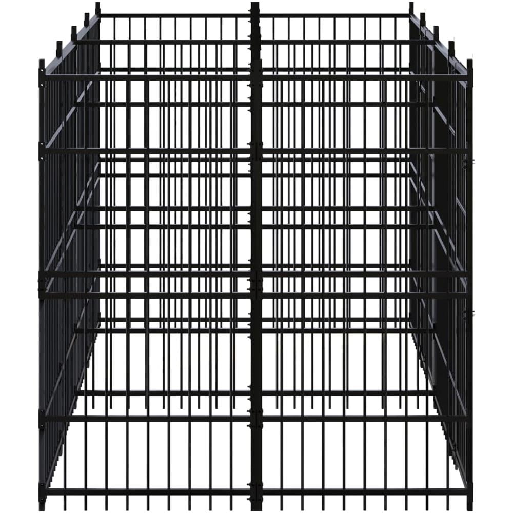 Gabbia per Cani da Esterno in Acciaio 7,37 m² - Foto 3