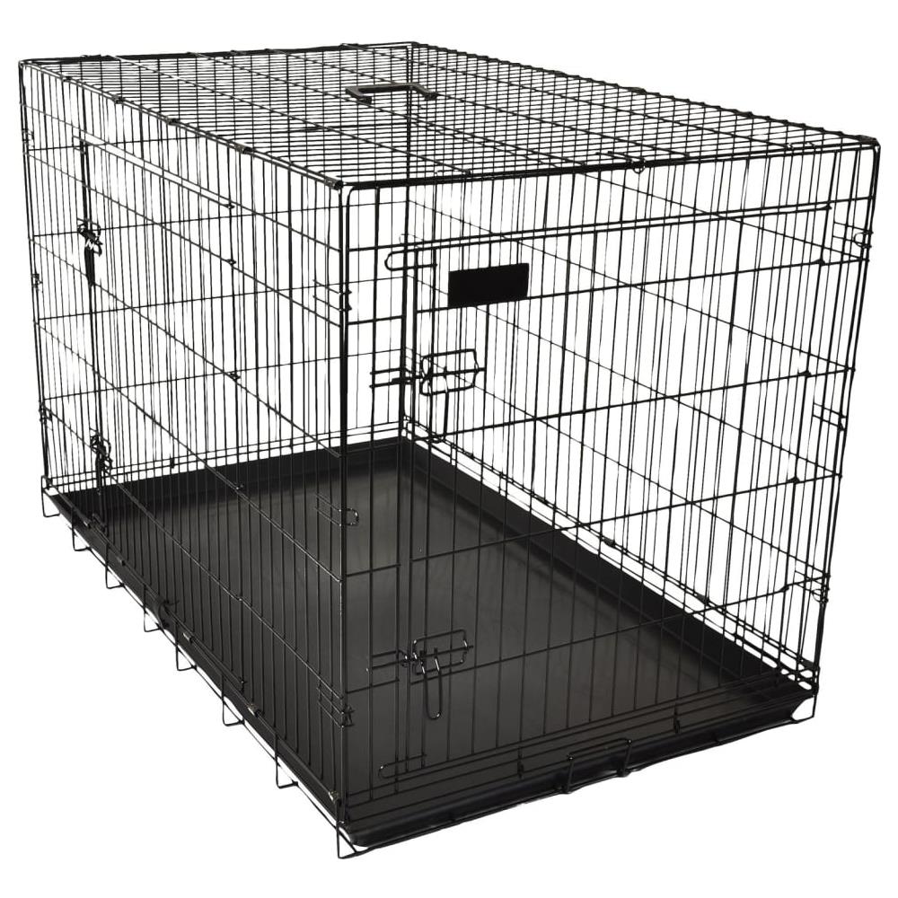 Gabbia Metallo Animali Porta Scorrevole Mezo Xl 70x109x77 Cm - Foto 2
