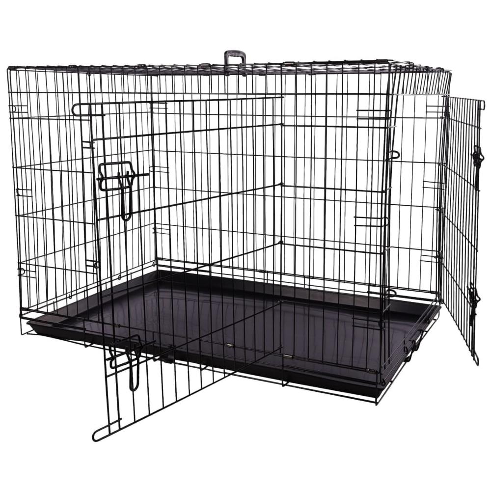Gabbia Metallo Animali Porta Scorrevole Mezo Xl 70x109x77 Cm - Foto 3