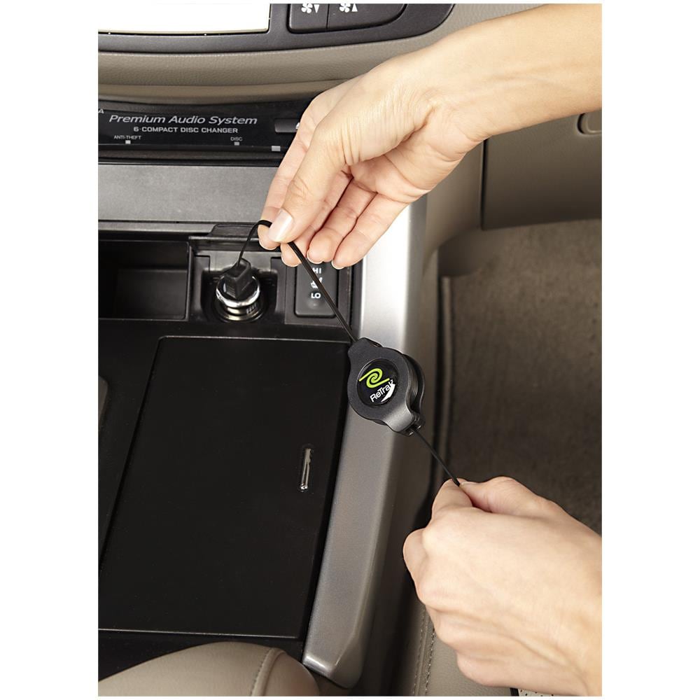 ALIMENTATORE USB da AUTO 1P EUIPADCAR + Cavo USB-Apple30pin 100cm retrattile Nero Out: 2,1A 0816983010352 - Foto 6