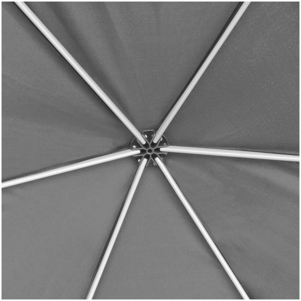 Gazebo Esagonale Pop-Up con 6 Pareti Grigio 3,6x3,1 m - Foto 2