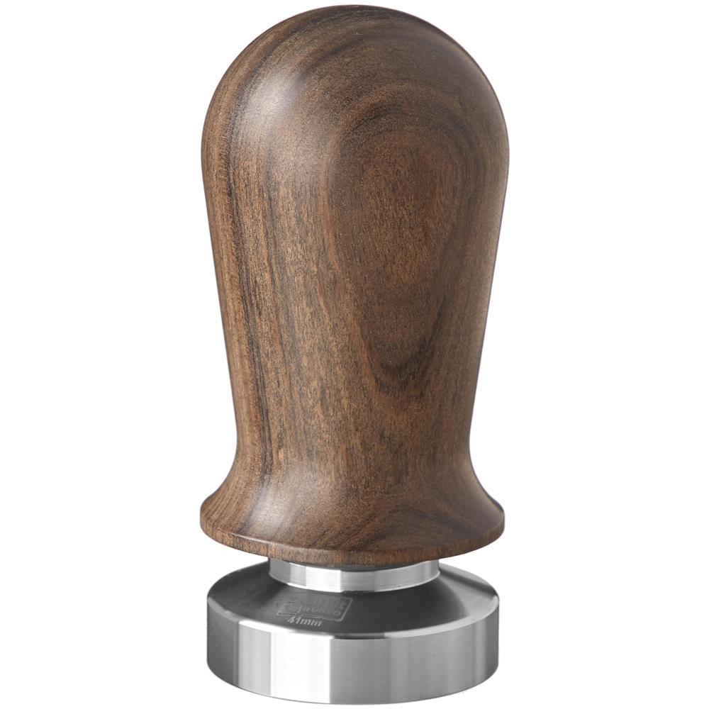 Scarlet Espresso Tamper ""perfetto"", Timbro Espresso Calibrato Per 35 Libre Di Pressione, Impugnatura Ergonomica, Accessori Per Portafiltri, Sandalo - Marrone Scuro41 Mm - Foto 1