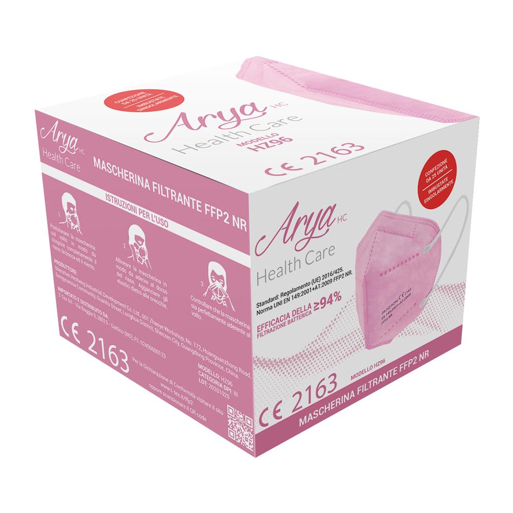 Mascherine Ffp2 Rosa Certificate 25 Pezzi - Protettive E Filtranti - Colore Rosa - Foto 3