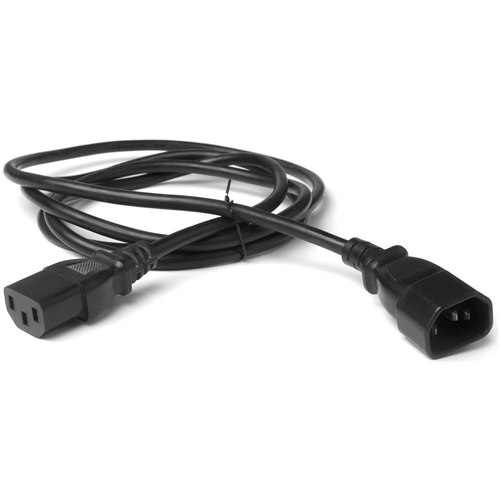 Cable Salida IEC C14 / C13 1.8 m 10A 1.8m Accoppiatore C13 Accoppiatore C14 Nero cavo di alimentazione - Foto 1