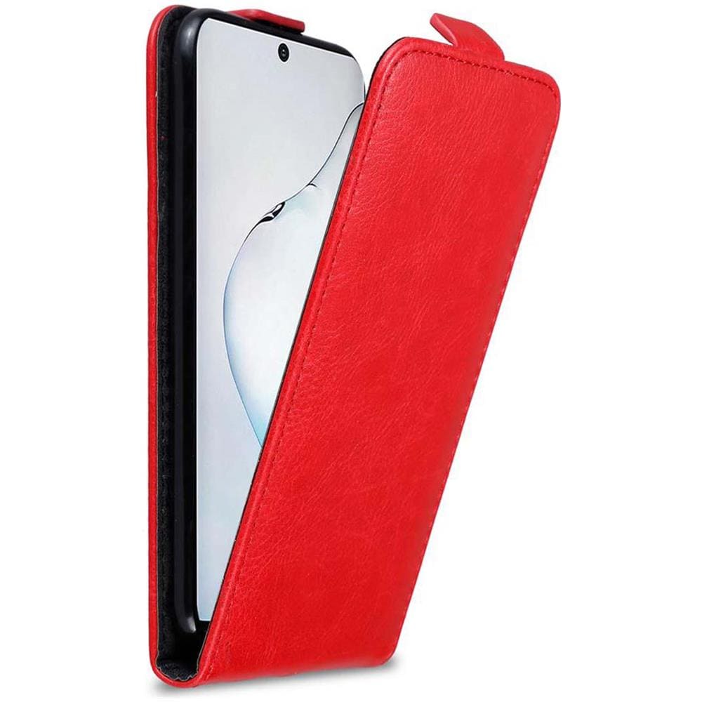 Custodia Compatibile Con Samsung Galaxy Note 10 In Rosso Mela - Coperchio Protettivo In Design Flip Con Chiusura Magnetica - Foto 1