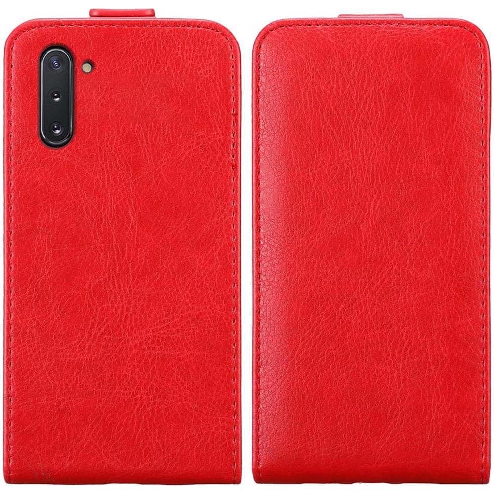 Custodia Compatibile Con Samsung Galaxy Note 10 In Rosso Mela - Coperchio Protettivo In Design Flip Con Chiusura Magnetica - Foto 8