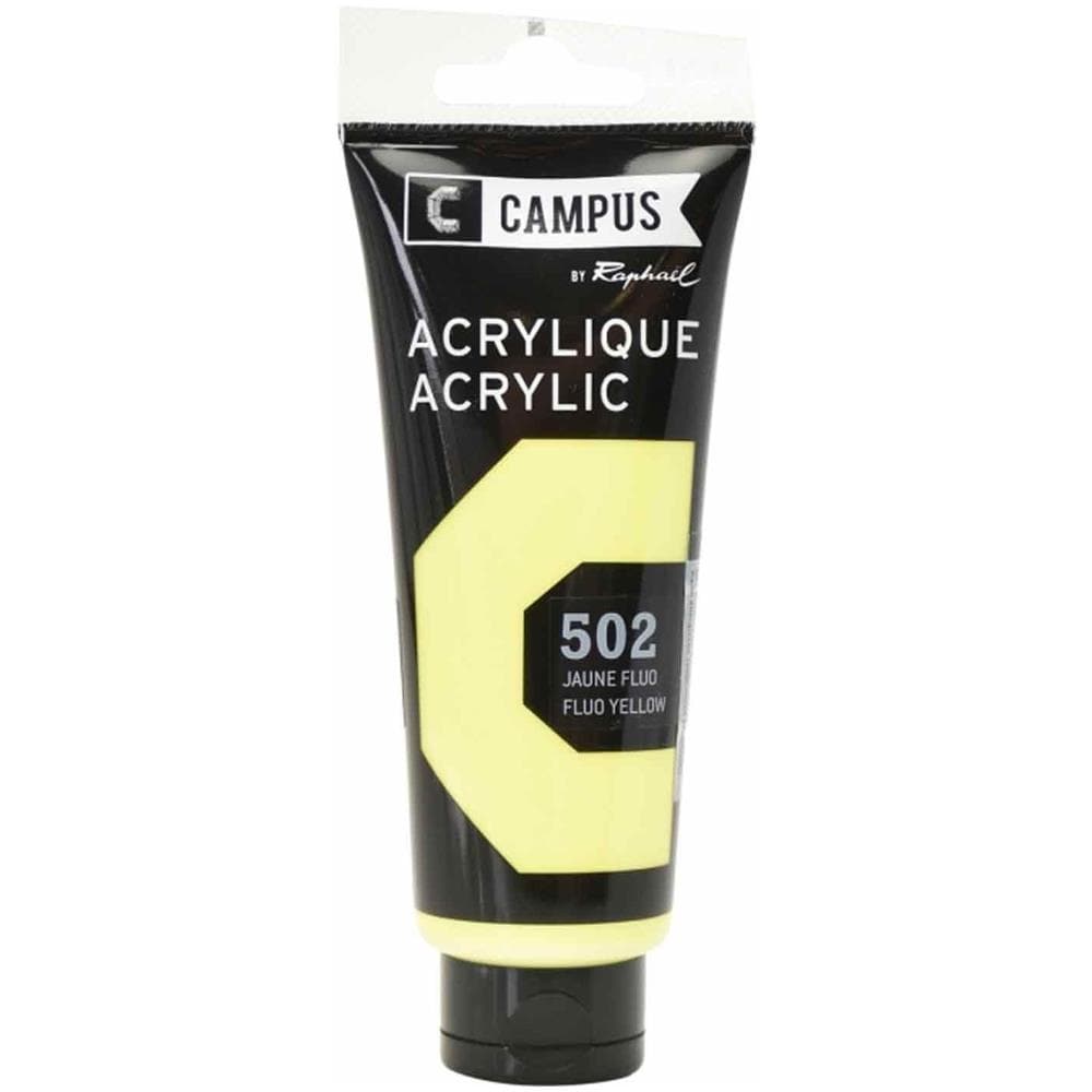 Pittura Acrilica 100 Ml - Giallo Neon N°502 - Foto 1