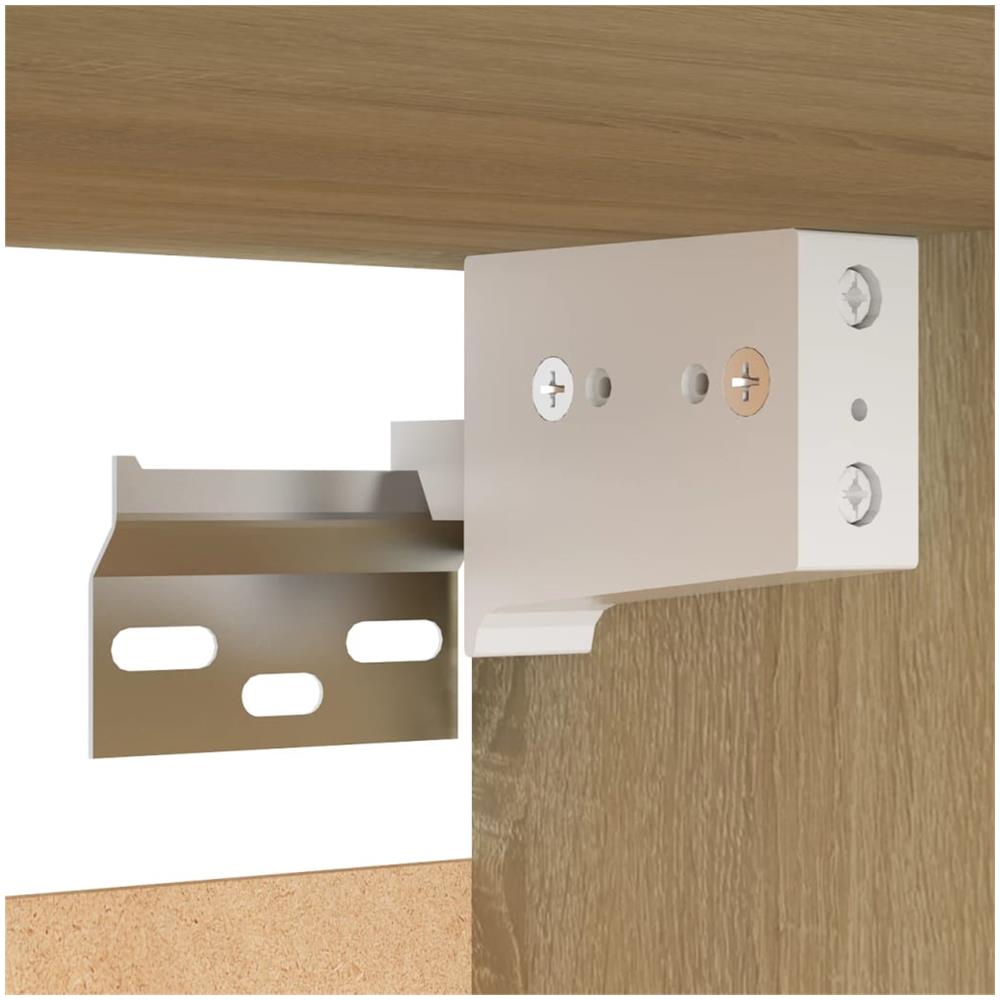 Set di Mobili Porta TV 6 pz Rovere Sonoma in Legno Multistrato - Foto 2