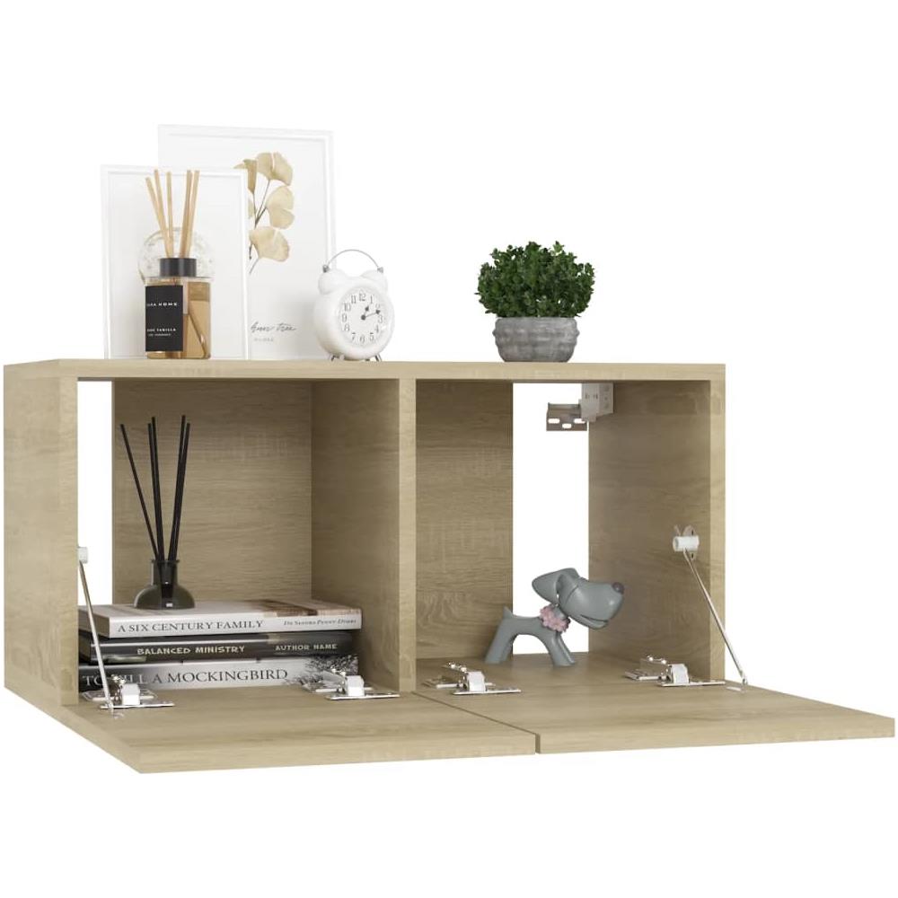 Set di Mobili Porta TV 6 pz Rovere Sonoma in Legno Multistrato - Foto 10