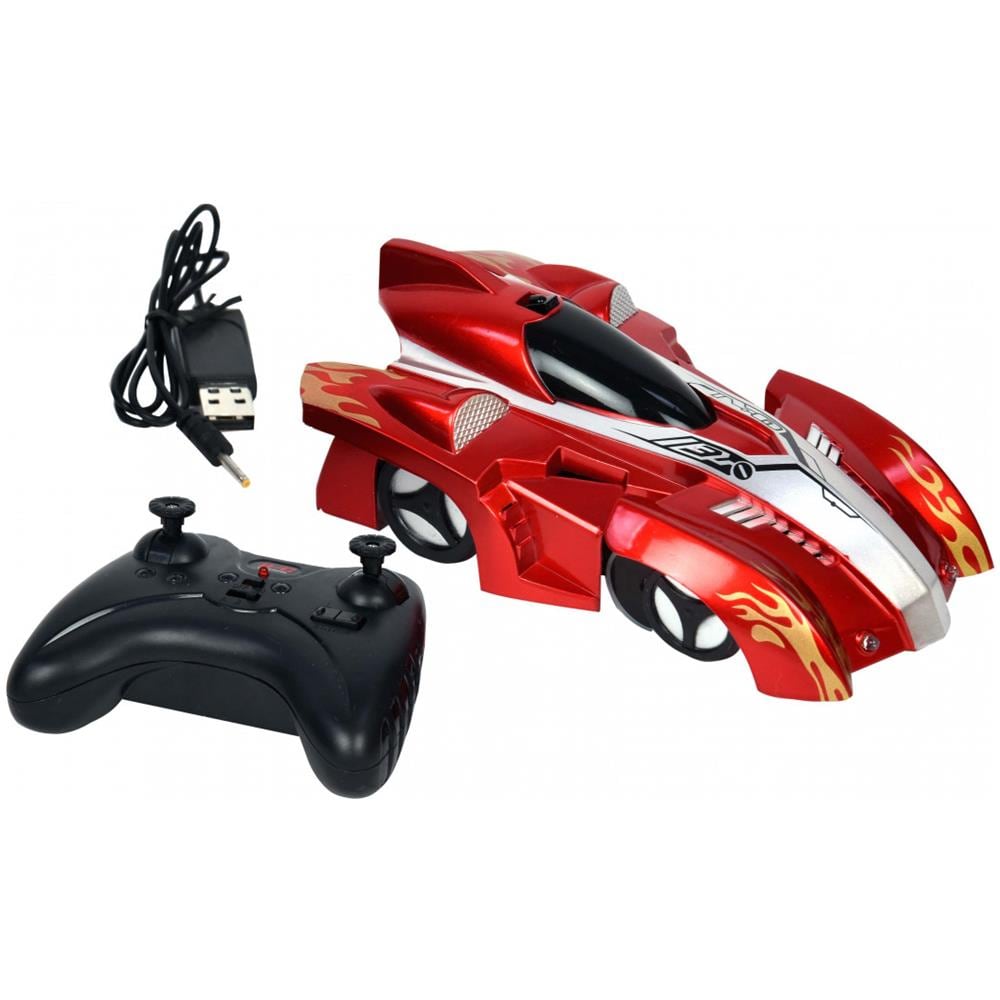 Flash Car - Teleshopping - Nero / Rosso - Adulto - Auto Telecomandata - Maneggevole - Foto 1