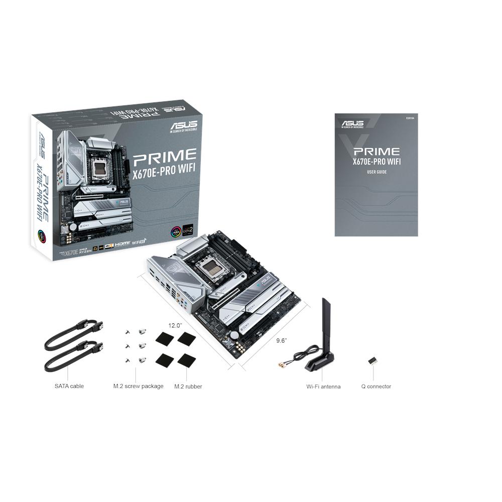 Scheda Madre Prime X670E-PRO WIFI Socket AM5 Chipset X670 ATX - Foto 7
