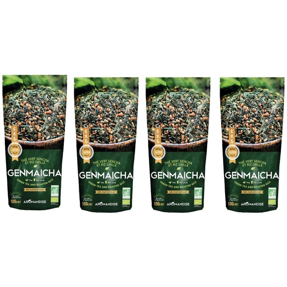 Tè Verde Biologico Giapponese Genmaicha - Sencha E Riso Grigliato 400 G - Foto 1
