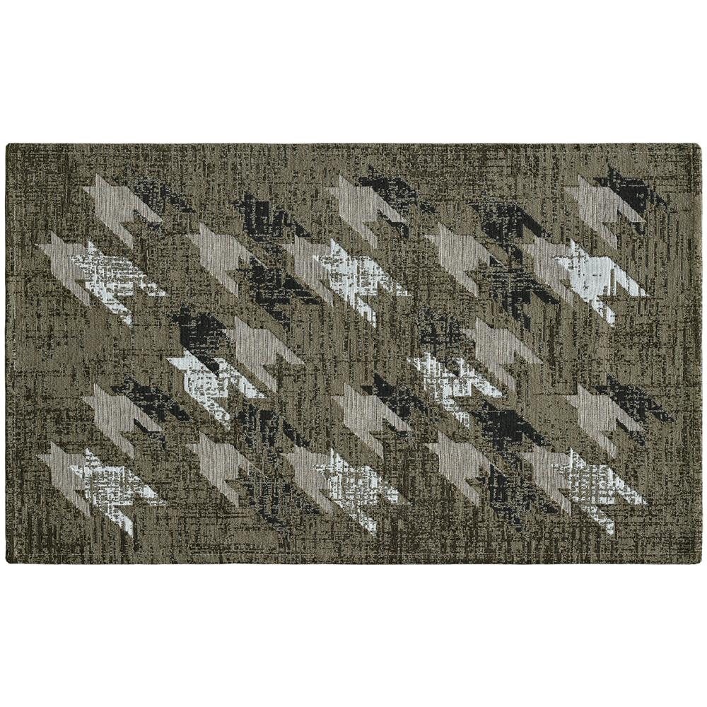 Tappeto Arredo Salotto Antiscivolo Scendiletto Camera Dis. Galles By Suardi 115x175 Fango - Foto 1