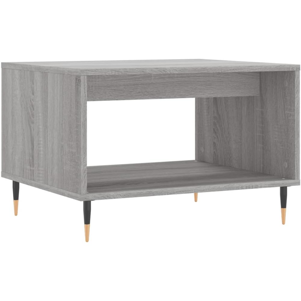 Tavolino Da Salotto Grigio Sonoma 60x50x40 Cm Legno Multistrato - Foto 2