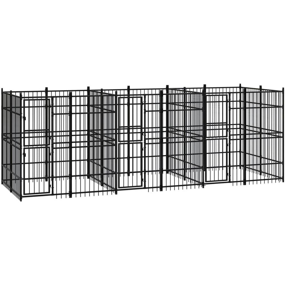 Gabbia Per Cani Da Esterno In Acciaio 11,06 M - Foto 1