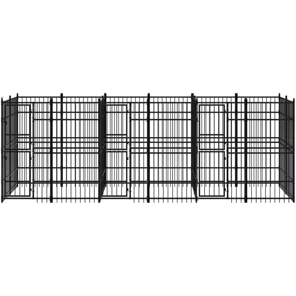 Gabbia Per Cani Da Esterno In Acciaio 11,06 M - Foto 2