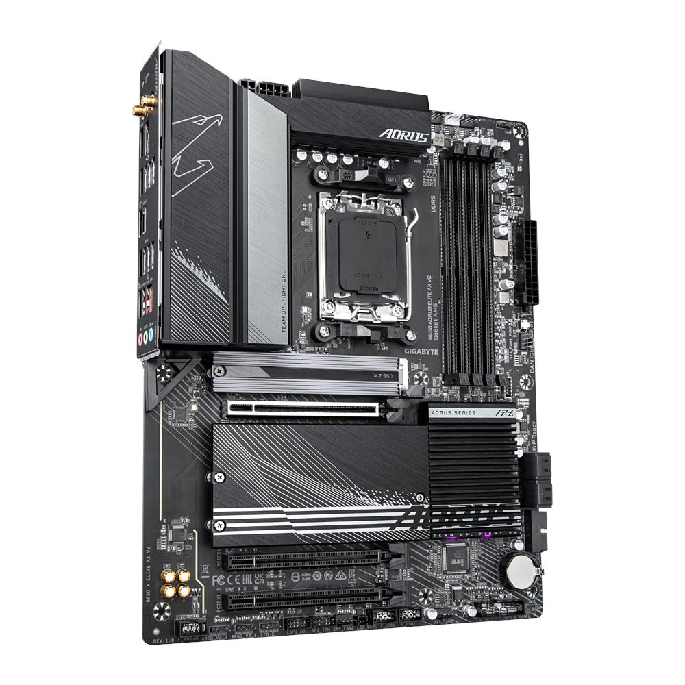 Scheda Madre B650 AORUS ELITE AX V2 Socket AM5 Chipset AMD B650 ATX - Foto 2