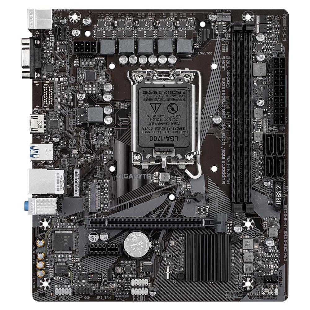 H610M H V2 scheda madre Intel H610 Express LGA 1700 micro ATX - Foto 2
