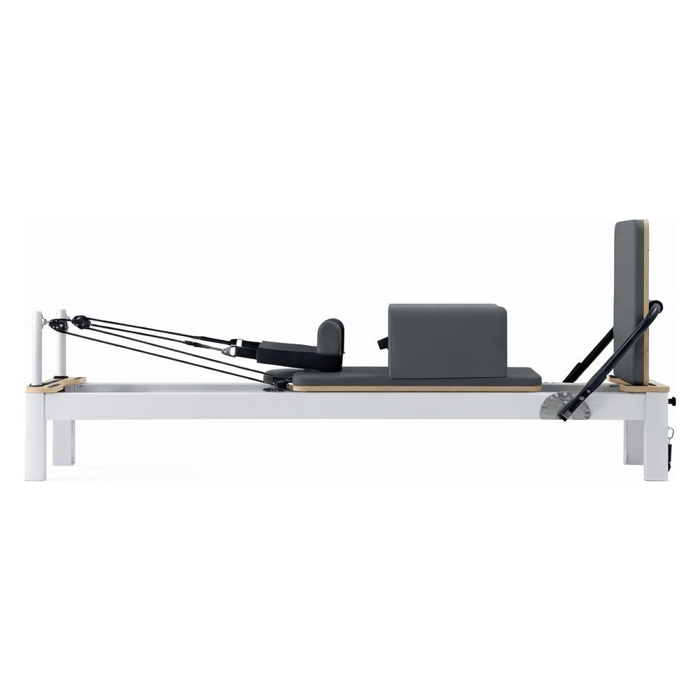Macchina Pilates Reformer Bianca In Alluminio Leggera E Versatile - Foto 1