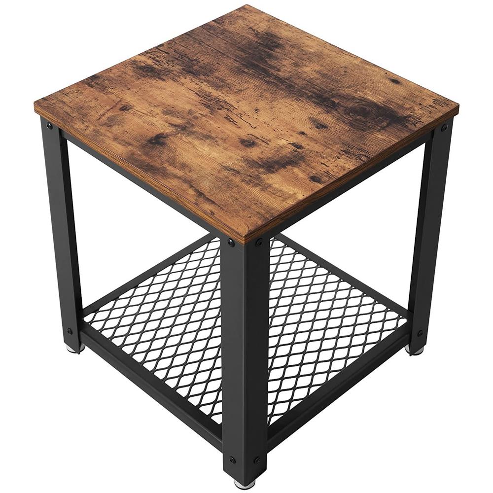 Coppia di tavolini da caffè in stile rustico - Foto 1