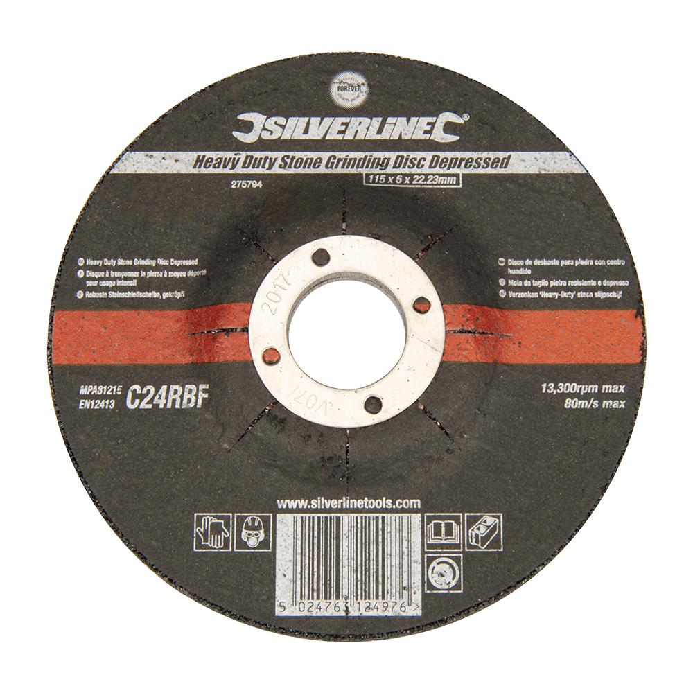 275794 Mola Da Taglio Pietra Resistente E Depresso 115 X 6 X 22.23 Mm - Foto 1