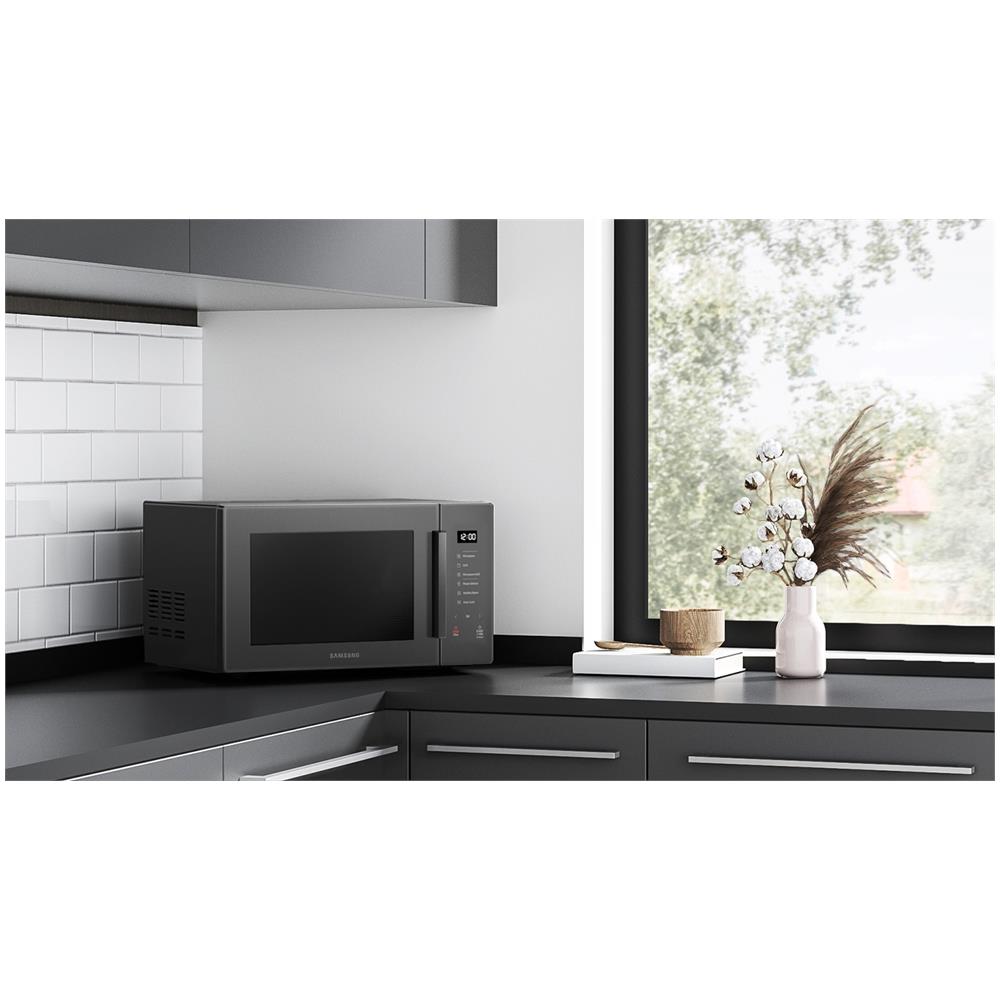 SAMSUNG - MG30T5018UG Forno Microonde con Grill e Cottura a Vapore Capacità  30 Litri Potenza 1400 Watt Colore Pietra - ePRICE