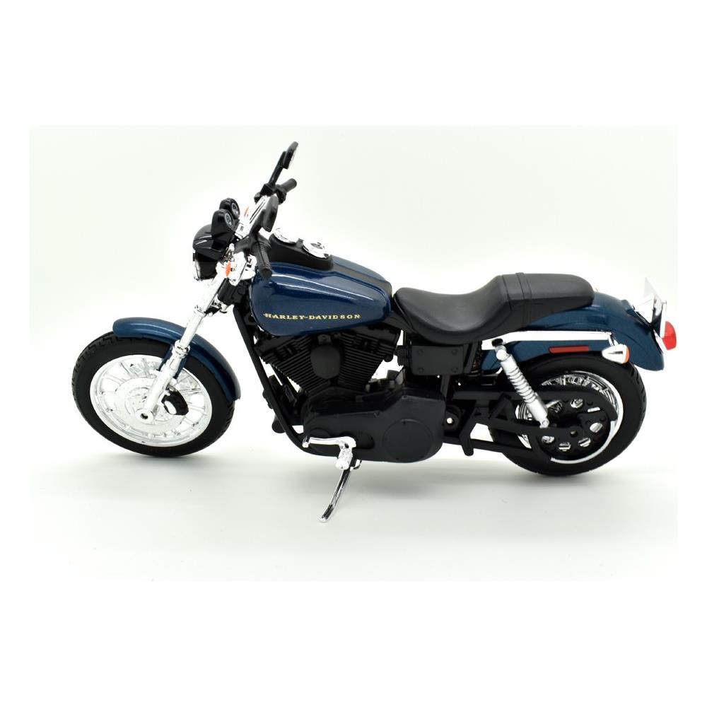maisto - Harley Davidson Dyna Super Glide Sport 2004 Blu Metallizzato 1:12  - ePRICE