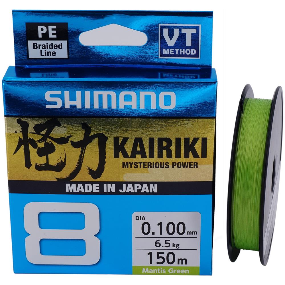 Kairiki 8, 150m, 0,2 Mm, 17,1 / 37,7lbs, Mantis Verde, 8x Intrecciato La Linea Di Pesca 59wpla58r05 - Foto 2