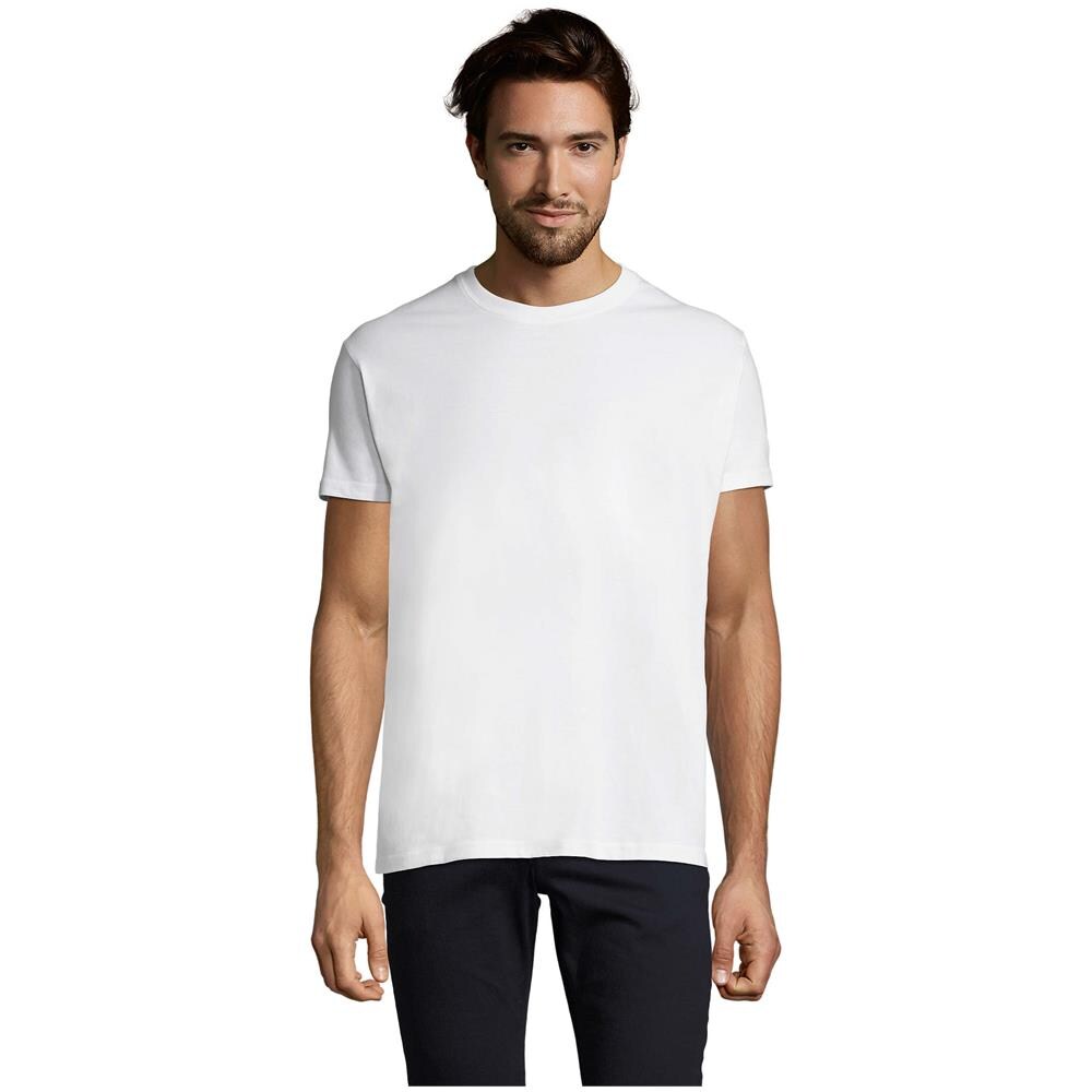 T-shirt Girocollo Da Uomo Modello Imperiale Taglia 4xl Colore Bianco - Foto 1