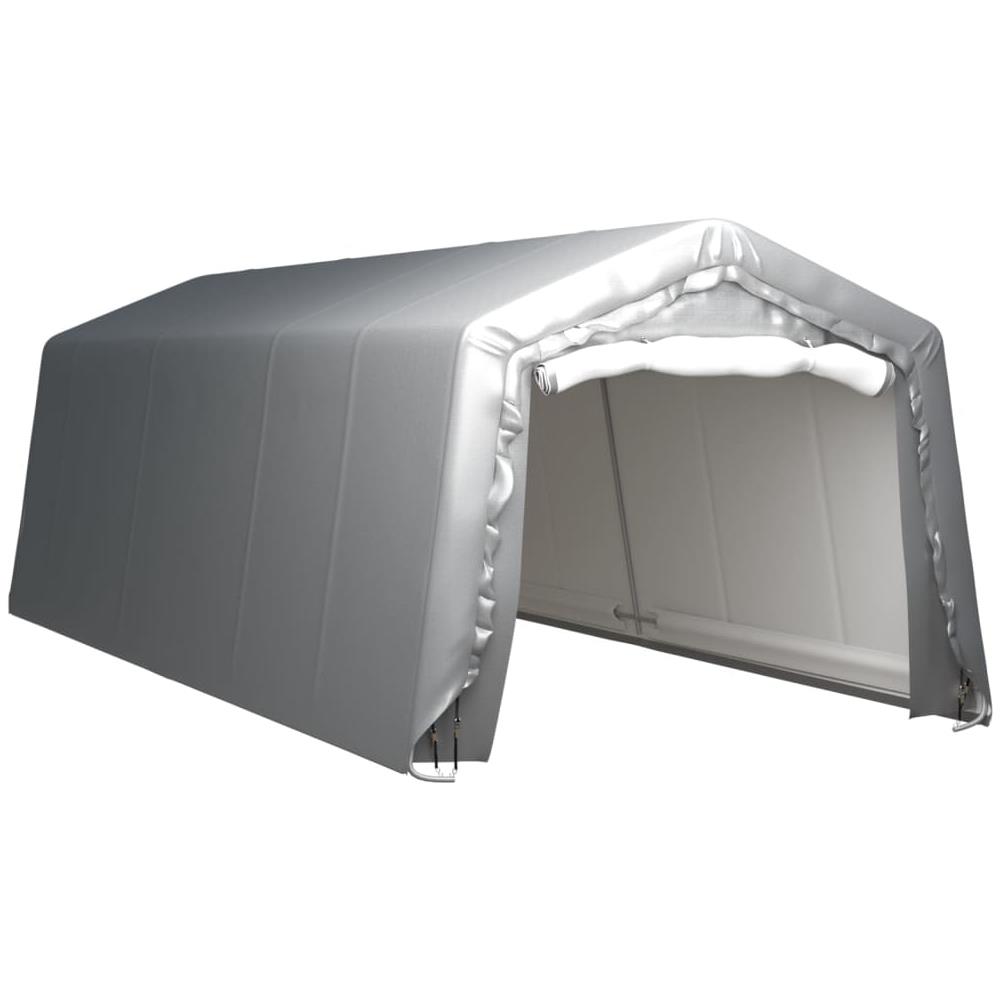 Tenda Capannone 300x750 cm Grigio Acciaio - Foto 1