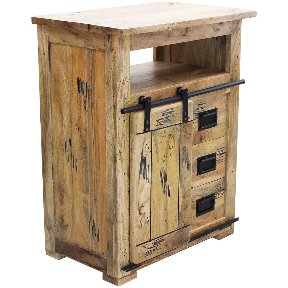 Beily - Mobiletto Legno Di Mango 3 Cassetti - Foto 1