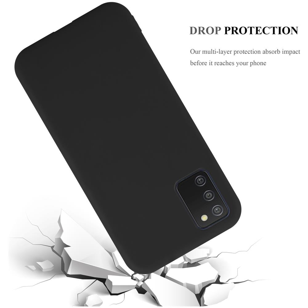 Custodia Compatibile Con Samsung Galaxy A03s In Candy Nero - Coperchio Protettivo In Silicone Tpu Flessibile - Foto 7