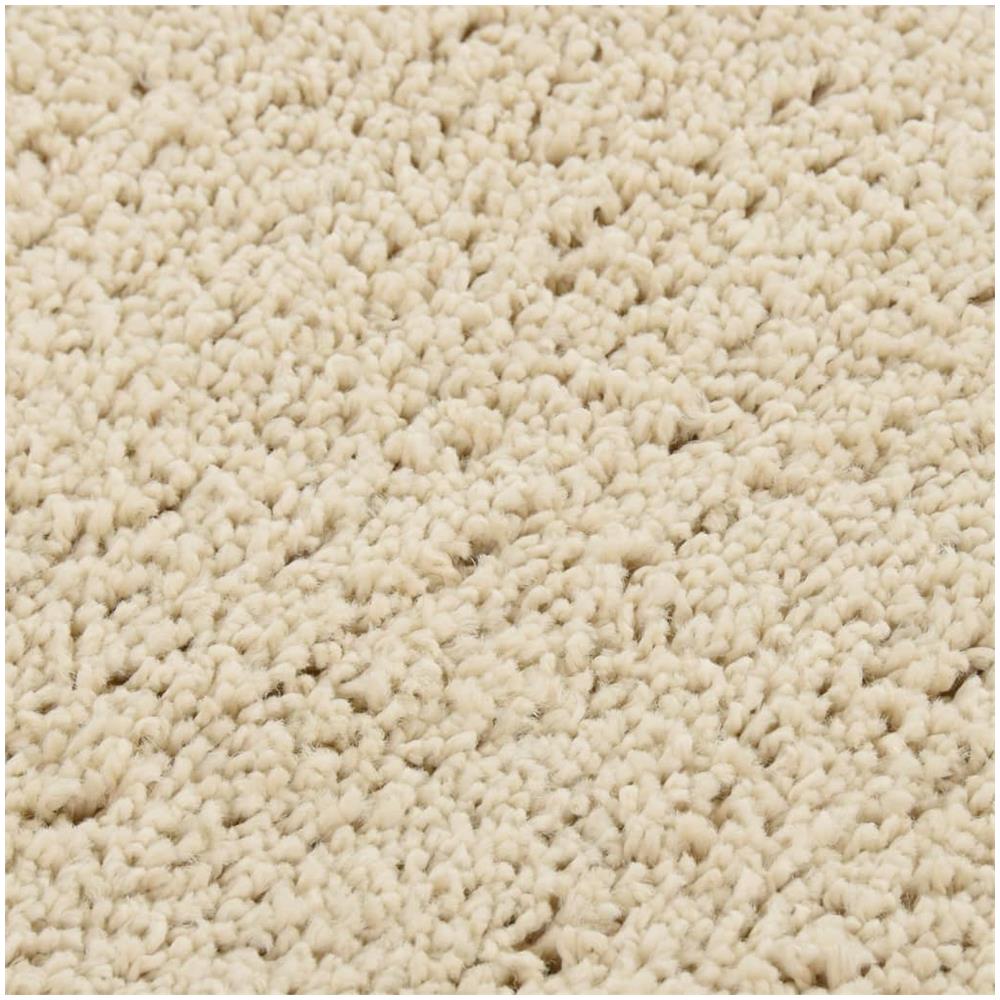 Tappeto Shaggy Crema 140x200 Cm Antiscivolo - Foto 2