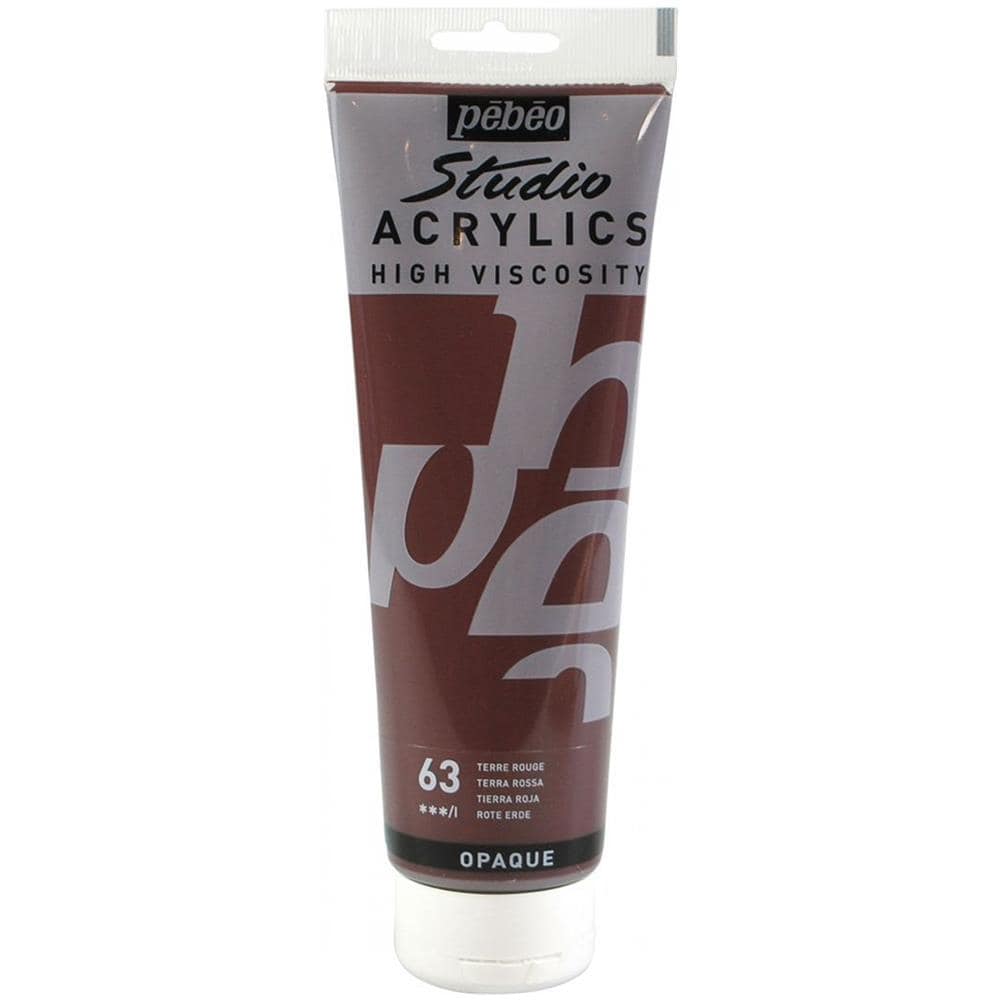 Pittura Acrilica Opaca - Terra Rossa - 250 Ml - Foto 1