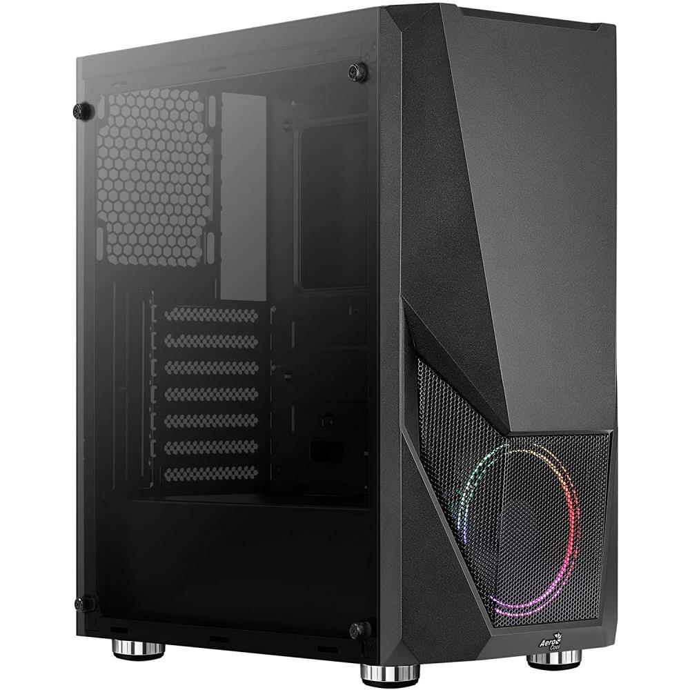 Case Zauron Middle Tower ATX / micro ATX / Mini-ITX 2 Porte USB 3.0 Colore Nero (Finestrato) - Foto 1