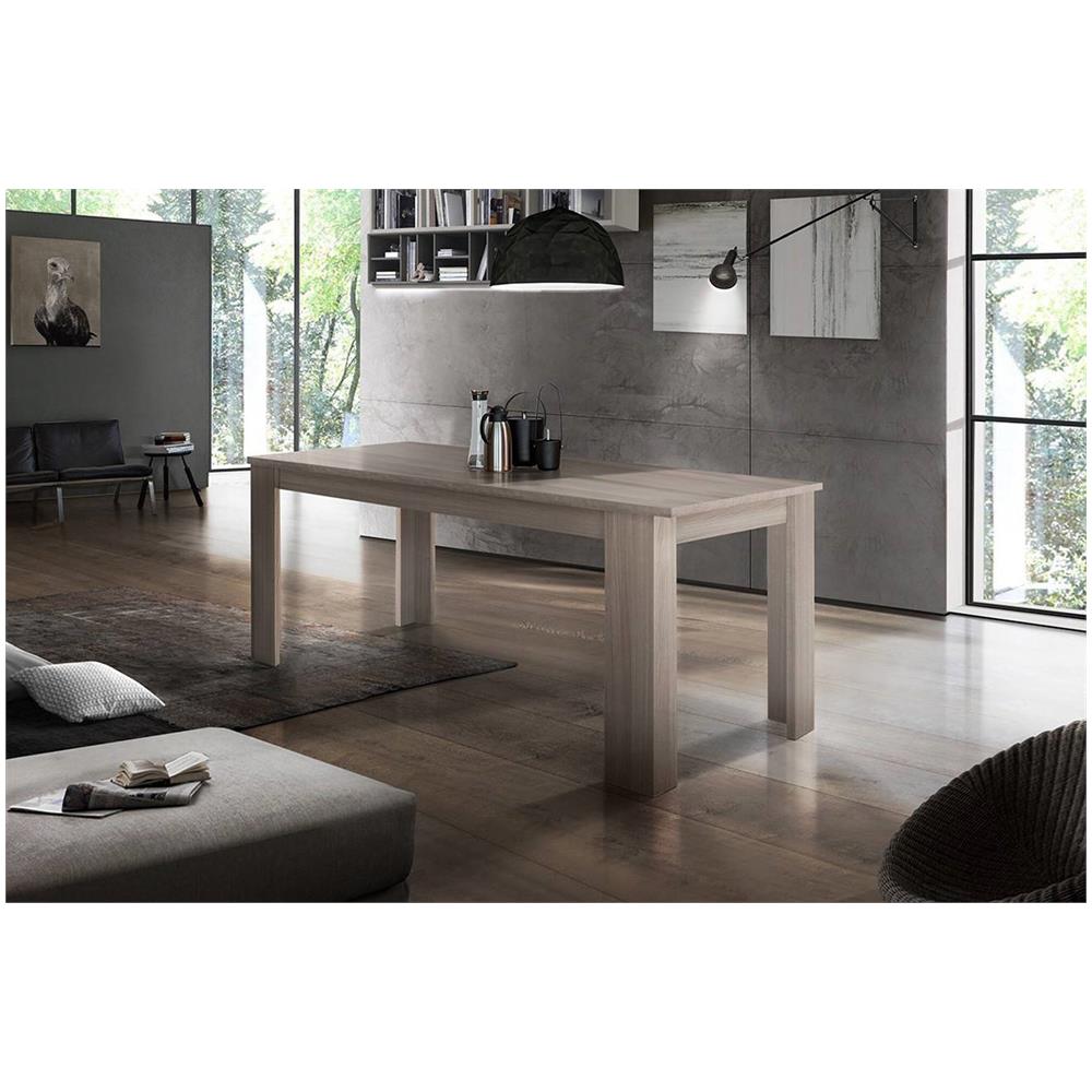 Tavolo Allungabile Nanni, Consolle Allungabile Fino A 10 Posti, Consolle Estensibile 100% Made In Italy, Cm 140/190x90h75, Olmo Perla - Foto 4
