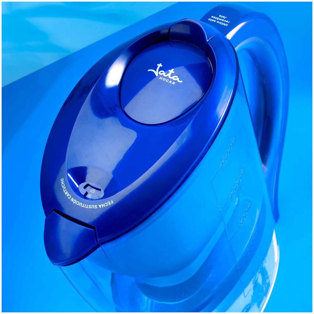 HJAR1001 Filtraggio acqua Caraffa filtrante 2,5 L Blu, Trasparente - Foto 2
