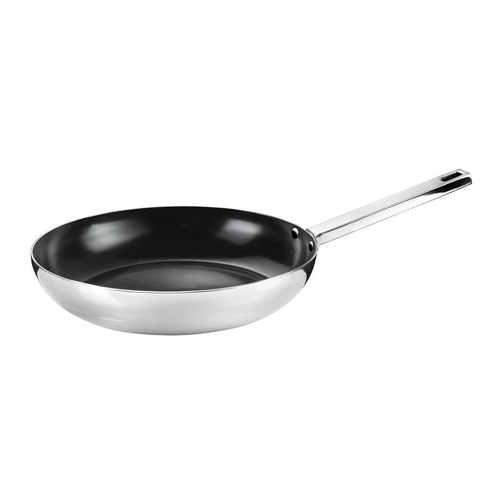 3.0 Padella in trimetallo con rivestimento interno antiaderente Diametro - Ø 28 cm Made in Italy - Foto 1