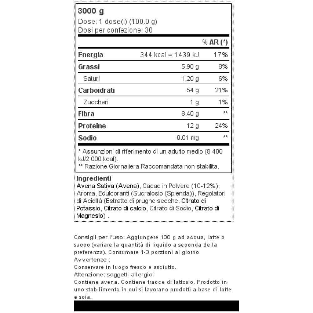 Farina D'avena Max Sac 3 Kg - ® - Sostitutivi Dei Pasti (mrp) - Bombon Rocher - Foto 2