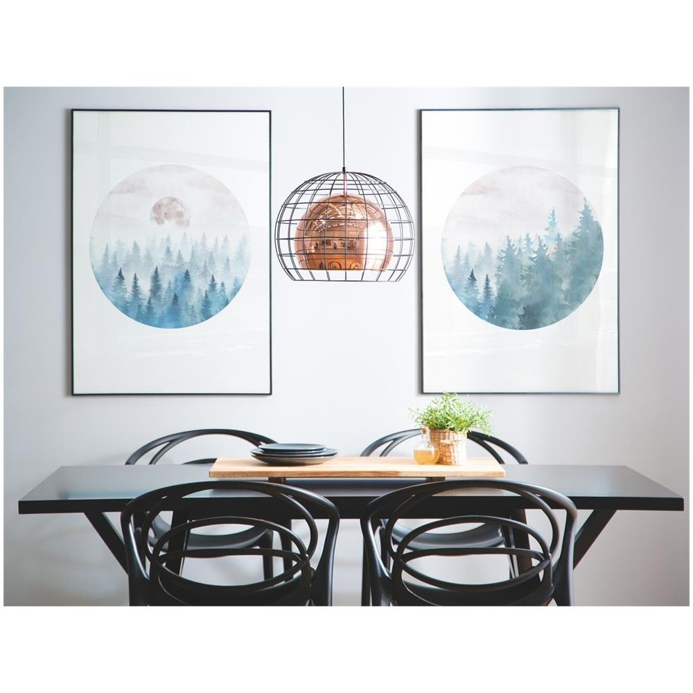 Lampada Da Soffitto Colore Rame Chiaro Liri - Foto 2