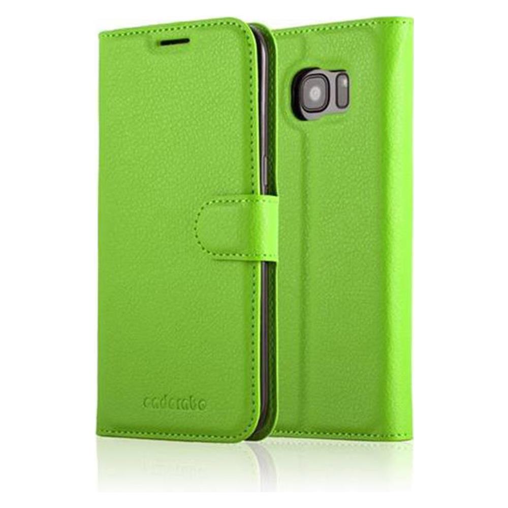 Custodia Compatibile Con Samsung Galaxy S7 Edge In Verde Menta - Coperchio Protettiva Con Chiusura Magnetica, Funzione Stand E Tasca Per Le Carte - Foto 8