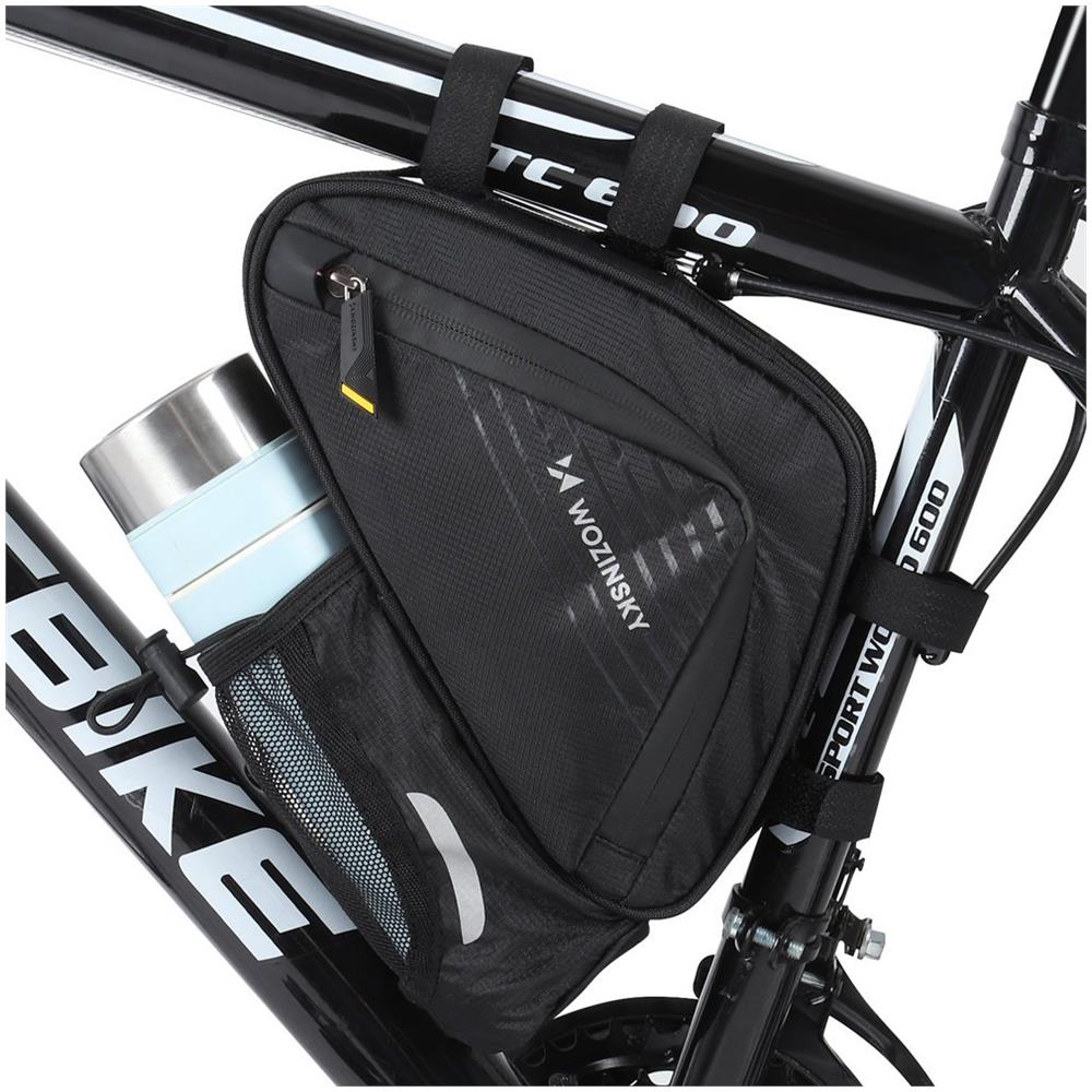 Borsa Da Telaio Per Bici Wozinsky Nera (wbb23bk)  - Foto 1