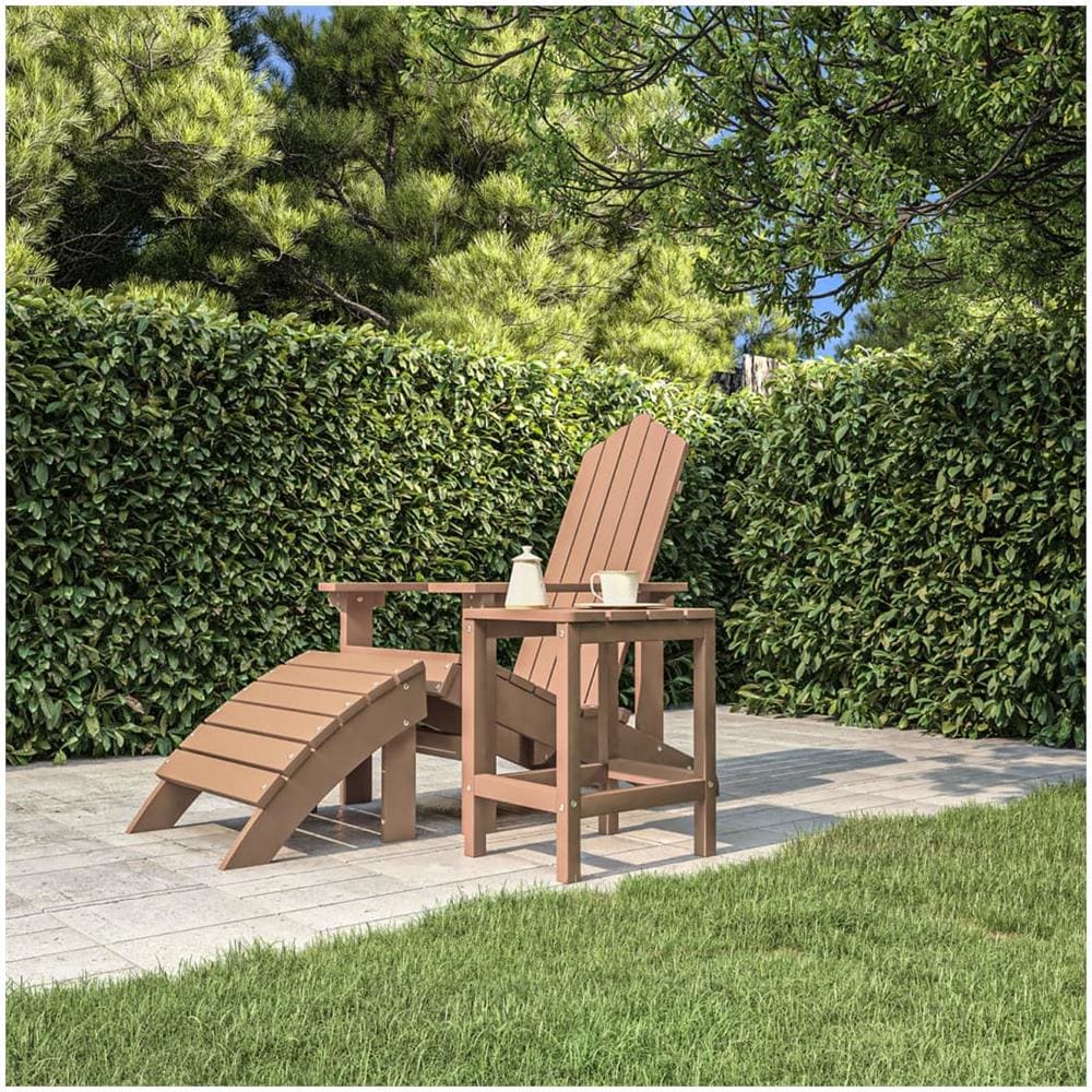 Tavolo Da Giardino Adirondack Marrone 38x38x46 Cm Hdpe - Foto 3