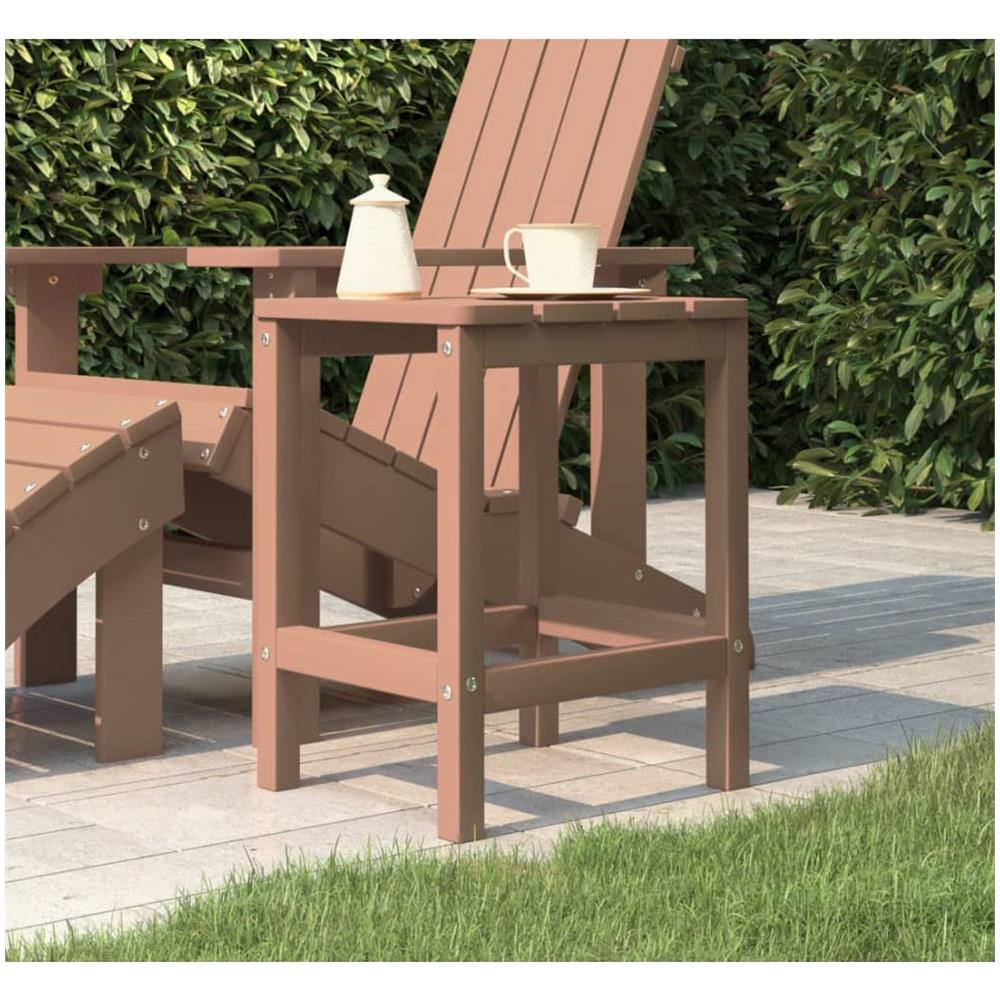 Tavolo Da Giardino Adirondack Marrone 38x38x46 Cm Hdpe - Foto 1