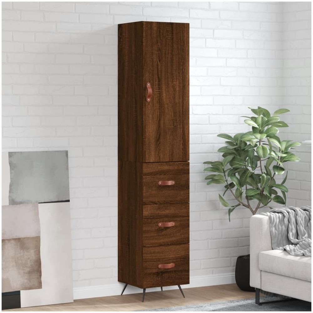 Armadio Corridoio Rovere 55x25x189cm - Legno Multistrato, Per Ingresso O Camera - Foto 7