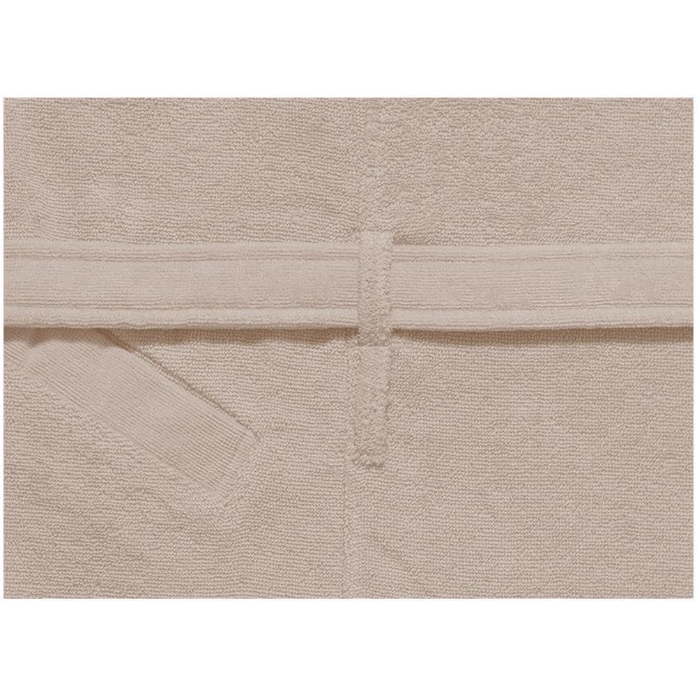 Accappatoio Con Cappuccio E Tasche In Spugna Mod. Joy Tinta Unita Lino M-l Lino - Foto 2