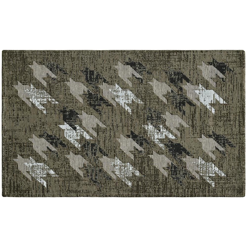 Tappeto Arredo Salotto Antiscivolo Scendiletto Camera Dis. Galles By Suardi 140x200 Fango - Foto 1