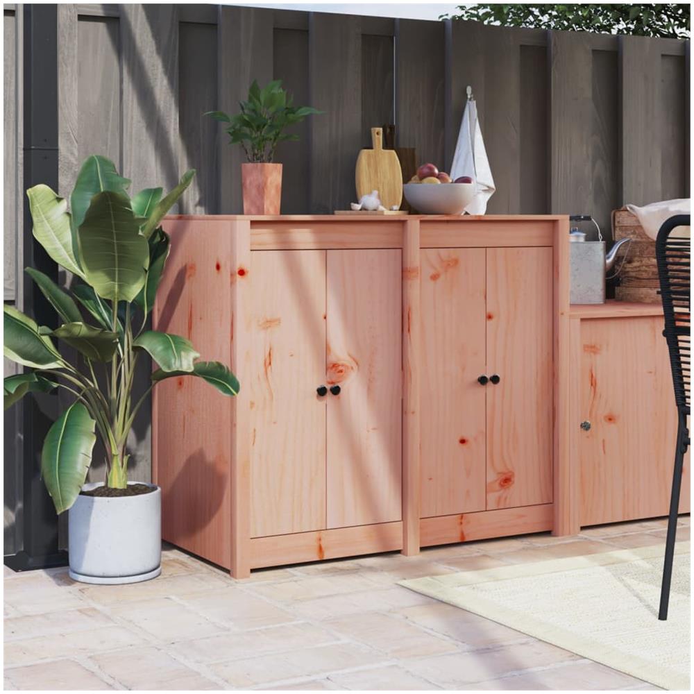 Ante Da Cucina Da Esterno 2pz 50x9x82 Cm Legno Massello Di Douglas - Foto 1