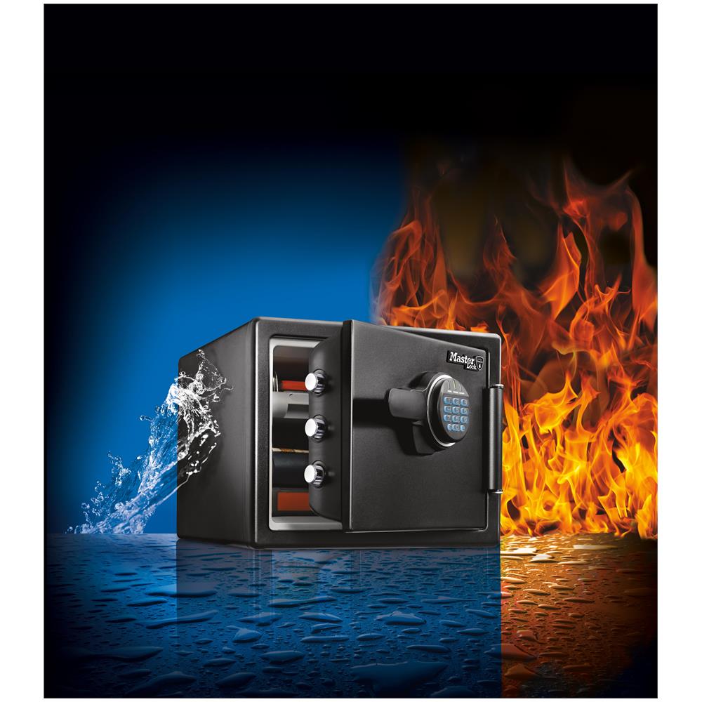 LFW082FTC cassaforte Cassaforte a muro Nero - Foto 2