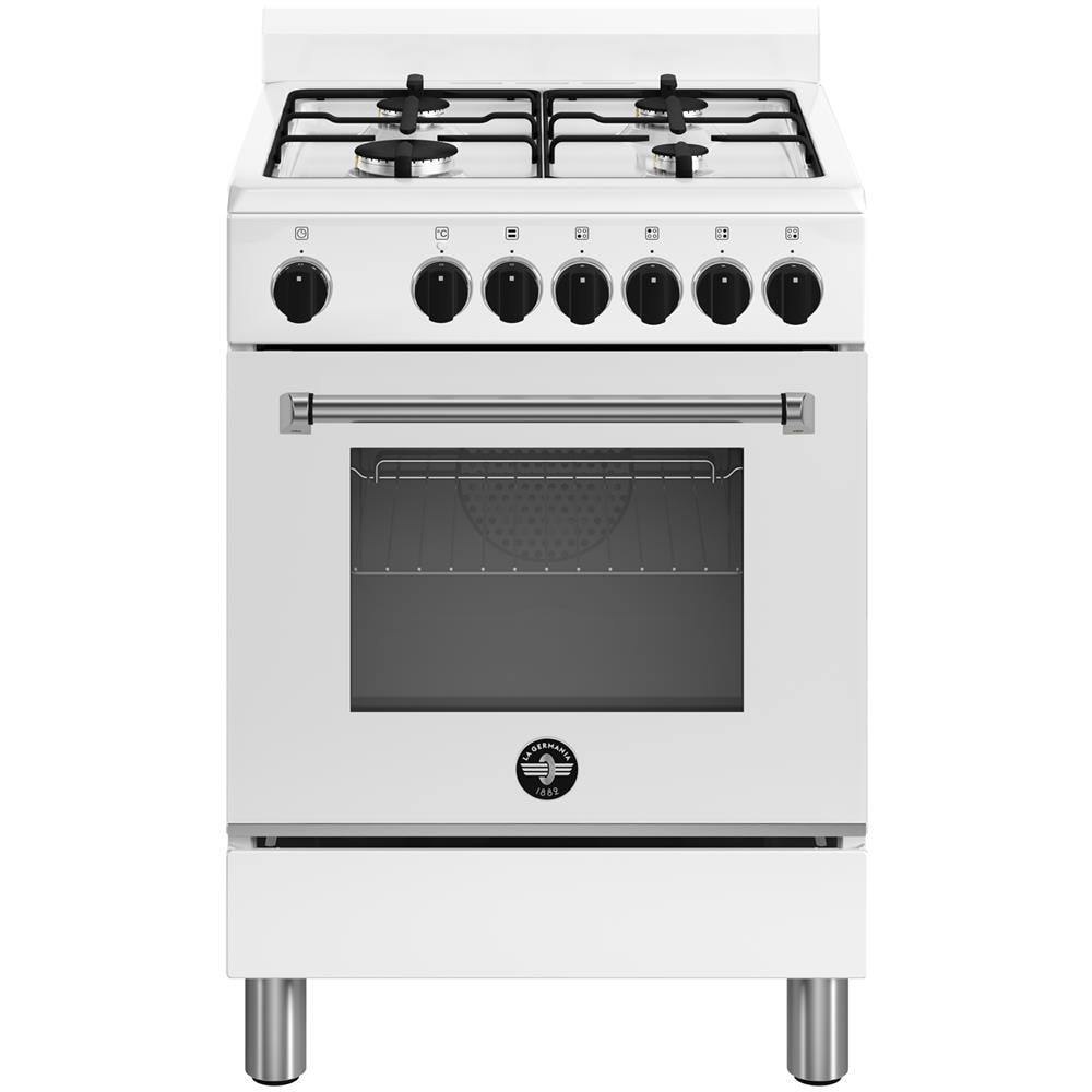 Forno elettrico cucina con piano a gas AMN664EBV24 Colore del prodotto Acciaio inossidabile Bianco Colore A - Foto 1